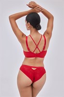 Красный бюстгальтер с мягкой чашкой Chiara 490540