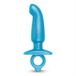 Голубая анальная пробка для массажа простаты Hither Silicone Prostate Plug - 14,3 см. 490682 - фото 75831