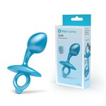 Голубая анальная пробка для массажа простаты Bulb Silicone Prostate Plug - 10,7 см. 490982 - фото 75838