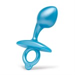 Голубая анальная пробка для массажа простаты Bulb Silicone Prostate Plug - 10,7 см. 490982 - фото 75839