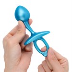 Голубая анальная пробка для массажа простаты Bulb Silicone Prostate Plug - 10,7 см. 490982 - фото 75841