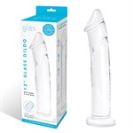 Большой стеклянный стимулятор 12’’ Glass Dildo With Veins & Flat Base - 28 см. 495808 - фото 31908