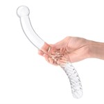 Стеклянный фаллоимитатор 11’’ Glass Pelvic Wand Double Ended - 28 см. 495812 - фото 31925