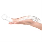 Стеклянный фаллоимитатор 11’’ Glass Pelvic Wand Double Ended - 28 см. 495812 - фото 31926