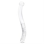 Стеклянный фаллоимитатор 11’’ Glass Pelvic Wand Double Ended - 28 см. 495812 - фото 31922