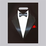 Пакет «Смокинг» полиэтиленовый с вырубной ручкой (30х40 см) 495935 - фото 853337
