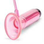 Розовый вакуумный стимулятор для клитора с вибрацией Vibrating Clitoral Pump with Quick Release 497396 - фото 76250