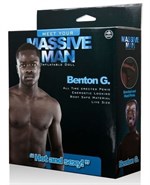 Надувной секс-мужчина с фаллосом MASSIVE MAN BENTON G. LOVE DOLL - фото 146655