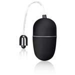 Черное виброяйцо BLACK DREAM с 10 функциями - фото 249356