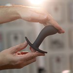 Чёрная анальная пробка Bootie L - 11,1 см. - фото 200149