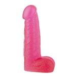 Розовый фаллоимитатор XSKIN 6 PVC DONG - 15,2 см. - фото 314952