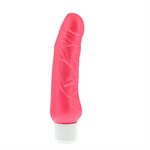 Розовый вибратор-реалистик MINI VIBE 5 PEARL SHINE VIBRATOR PINK - 12,7 см. - фото 147245