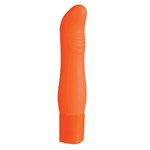 Оранжевый мини-вибратор PURE 3.5INCH VIBRATOR ORANGE - 9 см. - фото 147279