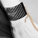 Чёрные дизайнерские наручники Desir Metallique Handcuffs Bijoux - фото 49871