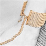 Дизайнерские золотистые наручники Desir Metallique Handcuffs Bijoux - фото 49876