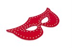 Таинственная красная маска с заклёпками - фото 49936