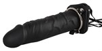 Полый страпон с эффектом увеличения Inflatable Strap-On - 18,5 см. - фото 1392550