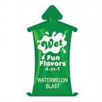 Разогревающий лубрикант Fun Flavors 4-in-1 Watermelon Blast с ароматом арбуза - 10 мл. - фото 147908