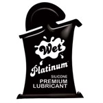 Гель-лубрикант на силиконовой основе Wet Platinum - 10 мл. - фото 147910