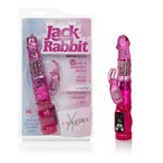 Розовый вибромассажер Petite Jack Rabbit - 24 см. - фото 1392579