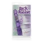 Фиолетовый вибромассажер Petite Jack Rabbit - 24 см. - фото 147944