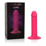 Розовый перезаряжаемый фаллоимитатор Luxe Touch-Sensitive Vibrator - 16,5 см. - фото 147959