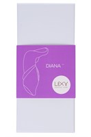 Фиолетовый вибратор Diana - 13,5 см. - фото 148103