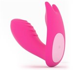 Розовый вагинально-клиторальный стимулятор MAGIC EIDOLON - фото 1360178