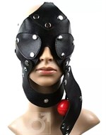 Разъёмная шлем-маска с кляпом - фото 468158