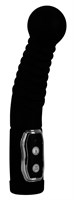 Чёрный стимулятор простаты с ротацией Prostate Twister - 20 см. - фото 1392687