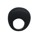Черное вибрирующее эрекционное кольцо Trap - фото 1392791