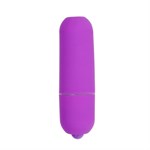 Фиолетовая вибропуля с 10 режимами вибрации - фото 264126