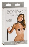Ошейник Bondage Collection Collar and Leash One Size - фото 306485