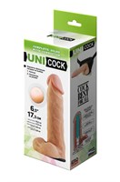 Фаллическая насадка Харнесс UNICOCK 7  - 19,2 см. 55351