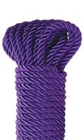 Фиолетовая веревка для фиксации Deluxe Silky Rope - 9,75 м. - фото 149396