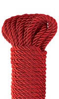 Красная веревка для фиксации Deluxe Silky Rope - 9,75 м. - фото 149399