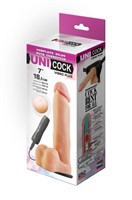 Фаллическая насадка Харнесс UNICOCK 8  с вибрацией - 20,5 см. 55373