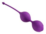 Фиолетовые вагинальные шарики U-tone  - фото 149490