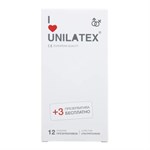 Ультратонкие презервативы Unilatex Ultra Thin - 12 шт. + 3 шт. в подарок - фото 1422633