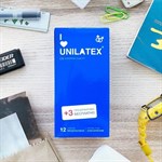 Классические презервативы Unilatex Natural Plain - 12 шт. + 3 шт. в подарок - фото 1425109