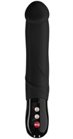 Элегантный чёрный перезаряжаемый вибратор BIG BOSS G5 - 23,5 см. - фото 149886