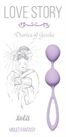 Сиреневые вагинальные шарики Diaries of a Geisha - фото 1360462