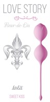 Розовые вагинальные шарики Fleur-de-lisa - фото 1319465