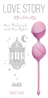 Розовые вагинальные шарики One Thousand and One Nights - фото 1360470