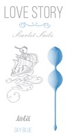 Голубые вагинальные шарики Scarlet Sails - фото 1319480