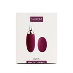 Фиолетовое виброяйцо Elva с пультом ДУ - фото 1360510
