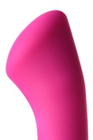 Ярко-розовый вибратор Ida со скошенной головкой для G-стимуляции - 19 см. - фото 1360534