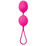 Розовые вагинальные шарики с петелькой для извлечения - фото 93524