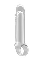 Прозрачная удлиняющая насадка Stretchy Penis Extension No.31 56726 - фото 78255