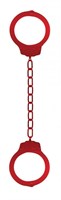 Красные металлические кандалы Metal Ankle Cuffs - фото 132828